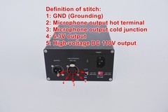 Universal Multi-Voltage Vacuum Tube Microphone Power Adapter for tube microphone