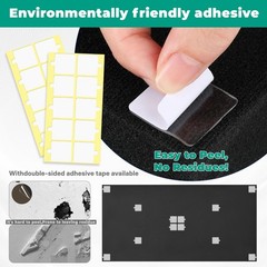 Soundproof Foam Panels 2 Pack 48″x24″x2″ Black Acoustic Egg Crate High Density N