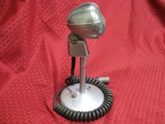 Vintage Turner 33D Dynamic Microphone w custom stand 5 pin military u229/u WORKS