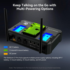 Solidcom C1 PRO Wireless Headset Intercom System with Noise Cancellation