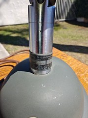 Rare Early Shure 508C Stratoliner Dynamic Microphone Original Stand – Serial 111