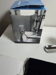Samson Meteor Mic USB Studio Condenser Microphone Chrome w/ Box Cable Podcasting