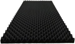 1 Pack Egg Crate Foam Sound Proof Foam Panels for Walls48X24X2 inch Acoustic