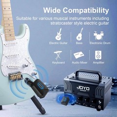 5.8Ghz Wireless Guitar Transmitter Receiver Guitar System with Charging Box f…