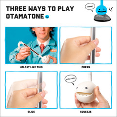 Otamatone – colors – pink- yellow – blue -musical notes shaped – Japan exclusive