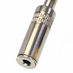 3.5mm TRS F to microdot female cable for Wireless Audio Aux Transmitter Receiver