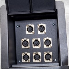 LOT-2026FB_30 Recessed Stage Floor Box With 8 XLR Female (SOLD AS IS)