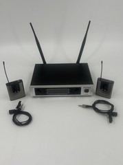 Hotec Wireless Microphone System With Lavalier Lapel Mics And Body – Not tested
