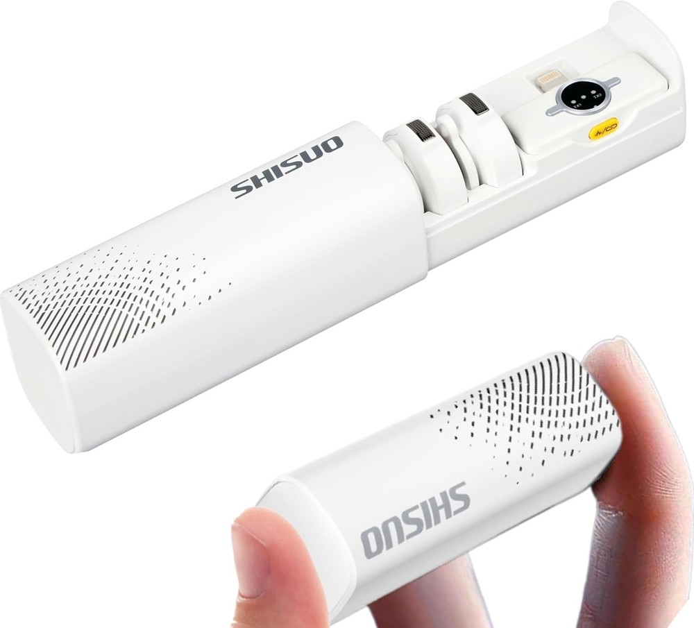 Professional Wireless Microphone For Phone/PC, 3-in-1 Clip On Design, USBC Lgtng