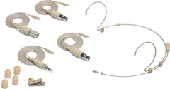 DE50X Headset Microphone with 4 Adapters, Windscreens & Clip Included
