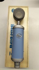 BLUE Bluebird Condenser Microphone w/ Original Wooden Box Works Tested TB03 2.5
