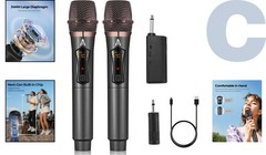 Professional Wireless Microphone System with Easy Setup & 10 Hours of Playback