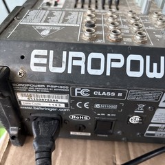 Behringer PMP1000 EUROPOWER 500W 12-Channel Powered Mixer + Multi-FX Processor
