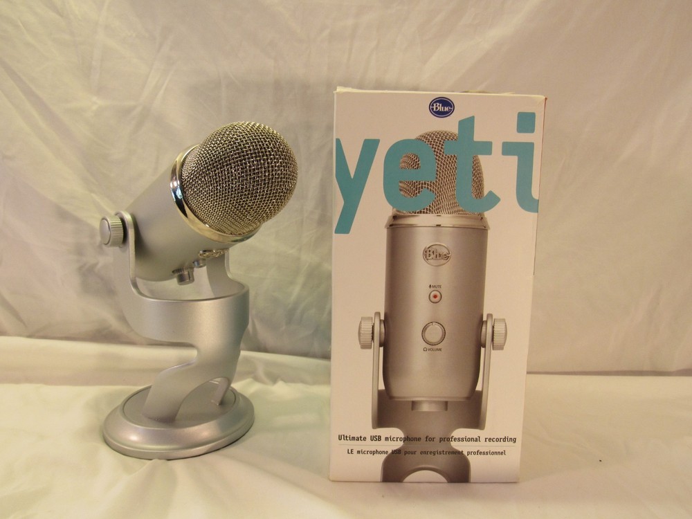 Blue Yeti Ultimate USB Silver Microphone for Professional Recording