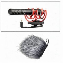 Mic Furry Windscreen Easy to Use Mic Windjammer for Interview Outdoor Use