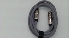 XLR Microphone Cable Male To Female 3-Pin Mic Audio Lead Grey 1.2M