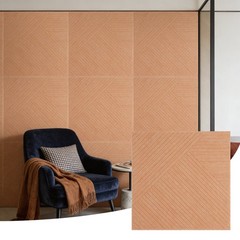 6-Pack Acoustic Panels 72×48 inches, Decorative Acoustic Panels, Self-Adhesive