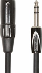 Roland RCC-15-TRXM Oxygen-Free XLR-M to 1/4″ TRS Hi-Quality Balanced Cable, 15ft