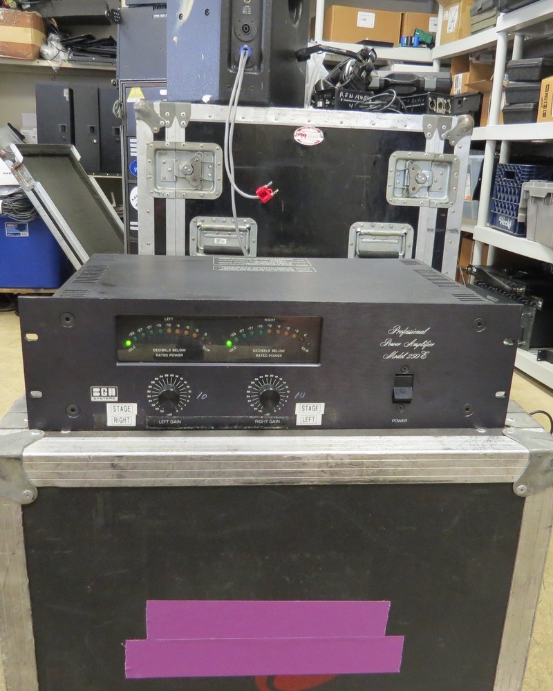 BGW Systems 250 Rack Mount Dual Channel Pro Power Amplifier 85W @ 8 ohms
