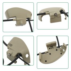 Noise Cancelling Microphone & PTT for Impact Sports Headphones – Airsoft Tan