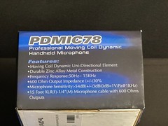 Pyle PDMIC78 Professional Moving Coil Dynamic Handheld Microphone