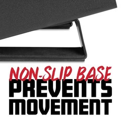 Pair of Desktop Wedge Stands for Small to Medium-Size Computer Speakers & Studio