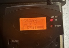Sennheiser Body Pack EK EW 300 G3 Diversity Receiver 626-668 MHz with Mic Tested