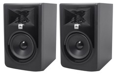 (2) JBL 305PMKII 5″ Powered Studio Reference Monitor Monitoring Speakers