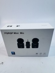 Wireless Lavalier Microphone PQRQP 3 In 1 For iPhone/Android/Camera