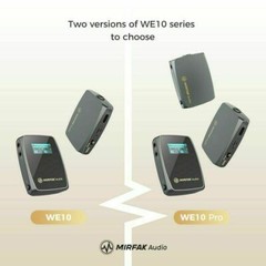 MOZA Mirfak WE10 Pro 2.4GHz UHF Wireless Lavalier Video DSLR Microphone System