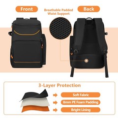 Audio Mixer Backpack with RODECaster /RODECaster II/RC Duo, DJ Mixer Travel B…