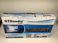 GDT-Audio G-380 Professional Wireless Microphone 4 Channel Bodypack System
