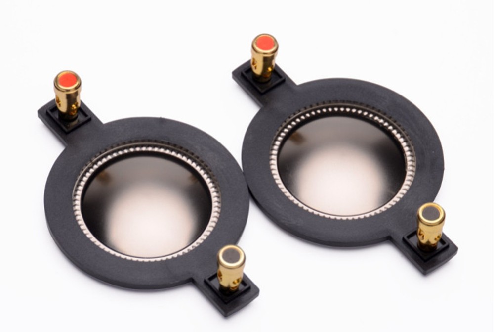 2PCS 1.75″ 44mm Titanium Tweeter Diaphragm for PA DJ Compression Driver