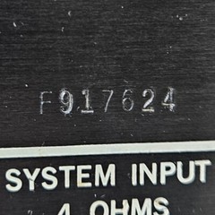 Vintage Fender PA Speaker System Inputs & Box Hardware (Corners & Handles)