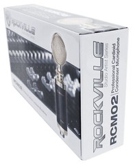 Rockville RCM02 Pro Studio Recording Condenser Microphone Mic+Shock Mount+Stand