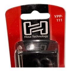 Hosa Technology Y Cable 1/4 TS To Dual 1/4 TSF Audio Adapter Black YPP-111