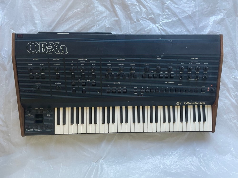 Vintage Oberheim ob-xa synth owned by Alphonse Mouzon