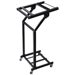 19″ 12U Rack Mount DJ Mixer Stand Studio Equipment Cart Stage Music Party Show