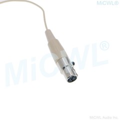 L322 Very Mini Lavalier Lapel Microphone For Shure Wireless BodyPack TA4F 4Pin