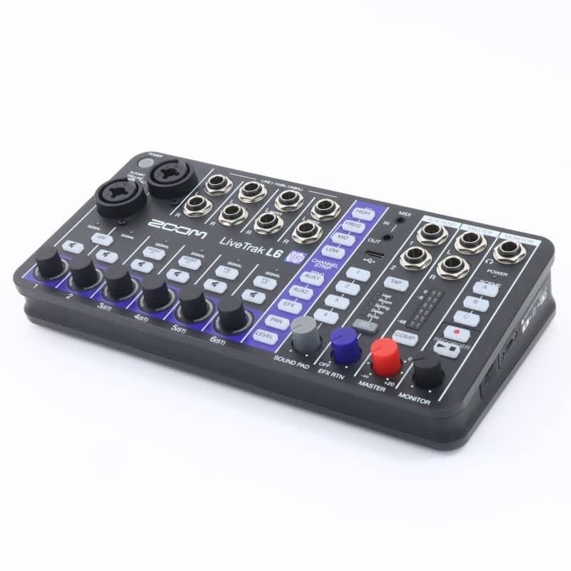 Zoom LiveTrak L6 10-Channel Digital Mixer Recorder 32-Bit Float Used Japan