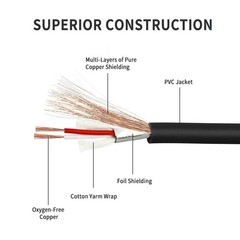 Durable 6ft USB Microphone Link Cable: XLR Female to USB for Easy Setup