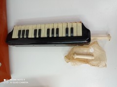 Vintage Soviet wind instrument synthesizer melody-26 USSR Brass harmonica