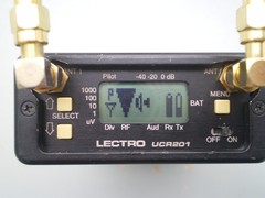 Lectrosonics UCR 201 Receiver UH 200C Transmitter Block 29 with Lav Mic