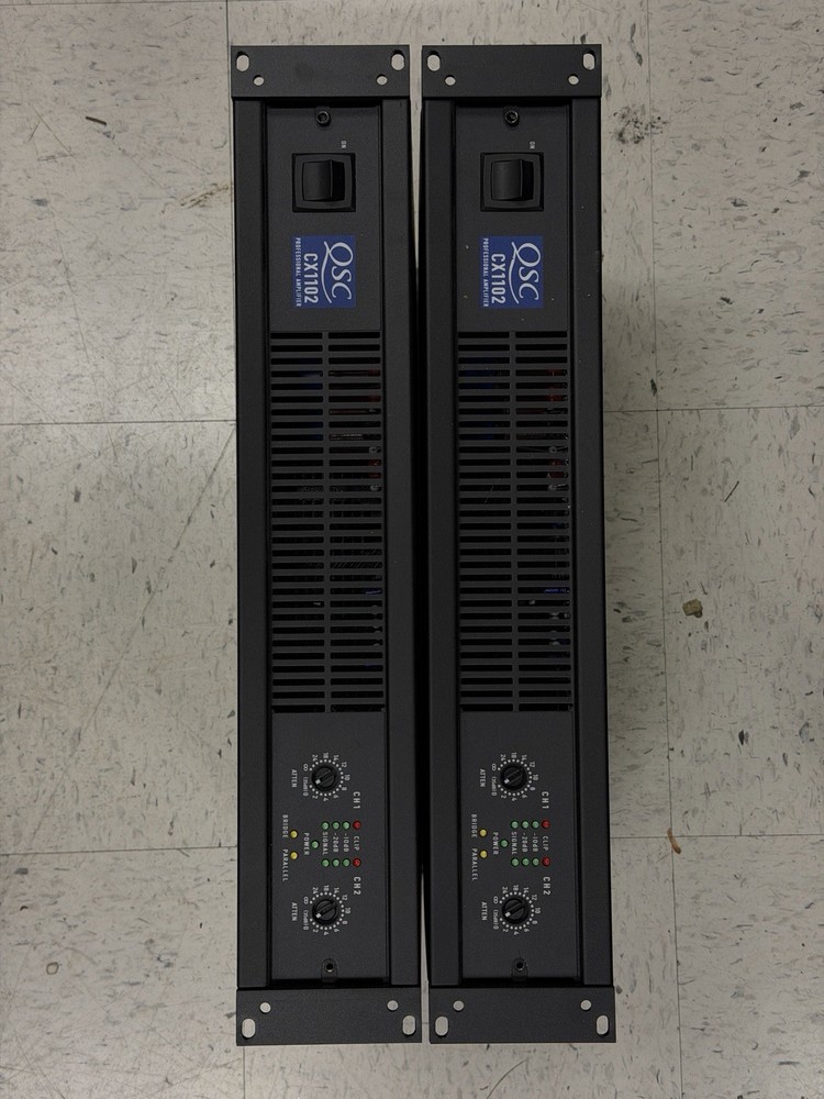 QSC CX1102 Stereo Power Amp One item