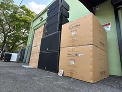 (4) Wharfedale Pro WLA-210A Line Array W/ (2)WLA-218BA 18″ Sub #6190 (THS)