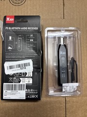Xvive P3 Bluetooth Wireless Receiver for Mixers & Active PA/DJ Systems, Black