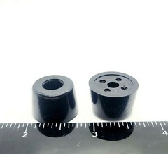 1/2″ Tall x 3/4″ Round Heavy Duty Rubber Equipment Feet Steel Washer Bumpers