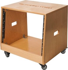 8U Slanted Studio Rack DIY Baltic Birch Plywood