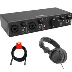 Arturia MiniFuse 2 Audio/MIDI Interface w/ Headphones & XLR Cable