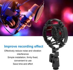 Shock Mount for C2000, C3000, C4000, C214, C314, C414, ABS Mic Boom Arm Holde…